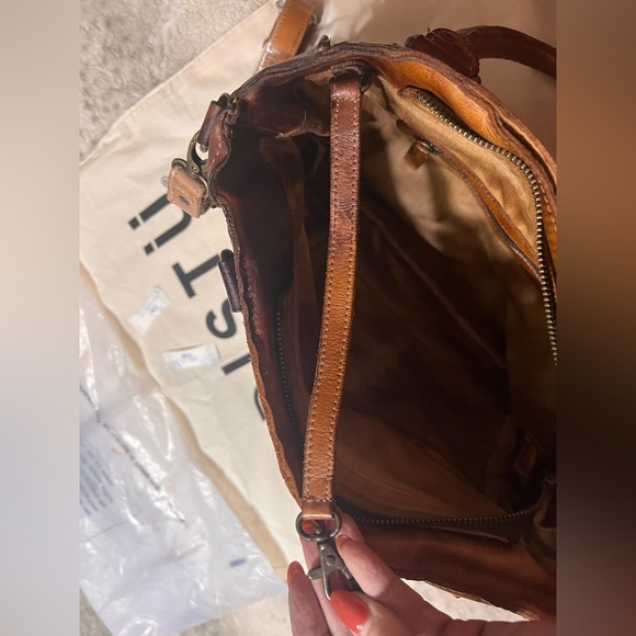 Bed Stu Brown Leather Crossbody Bag - Picture 8 of 13